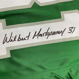 Autographed/Signed Wilbert Montgomery Philadelphia Green Football Jersey JSA COA