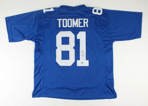 Amani Toomer Signed New York Giants Jersey (RSA Hologram) Ex-Michigan Receiver