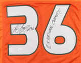 Lamar Thomas Signed Miami Hurricanes Jersey (JSA COA) 8 Year Veteran NFL W.R.