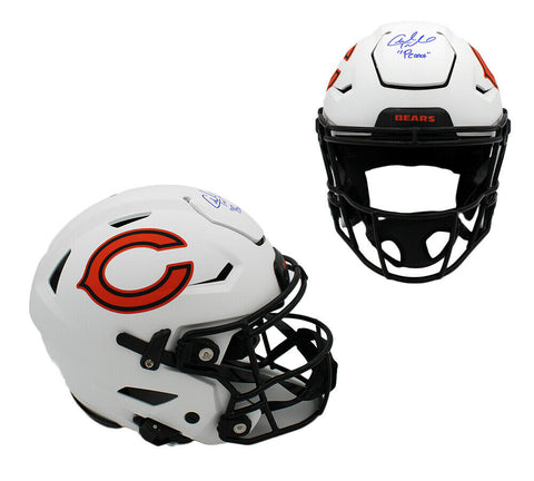 Charles Tillman Chicago Bears Speed Flex Authentic Lunar NFL Helmet w/Peanut