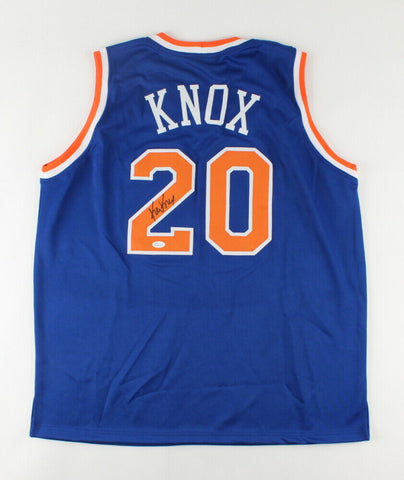 Kevin Knox Signed New York Knicks Jersey (JSA COA) 2018 1st Rd Pk / Overall #9