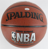 Isiah Thomas Signed Spalding NBA Full Size Basketball (JSA COA) HOF 2000 Pistons