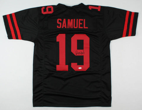 Deebo Samuel Signed 49ers Throwback Jersey (JSA COA) San Francisco Wide Receiver