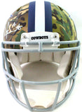Dak Prescott Autographed Cowboys Authentic Camo F/S Helmet-Beckett W *White