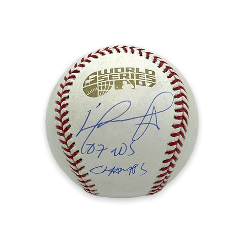 David Ortiz Signed Autographed 07 World Series Baseball w/ Inscription JSA