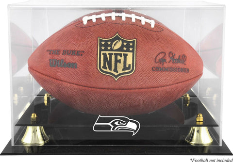 Seattle Seahawks Team Logo Football Display Case - Fanatics