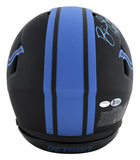 Lions Barry Sanders HOF 04 Signed Eclipse Full Size Speed Proline Helmet BAS