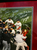 Boston Red Sox 2007 World Series Team Auto Signed Photo Framed LE #79/80 Steiner