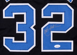 Christian Laettner Signed Duke Blue Devils "The Shot" Black Jersey (JSA Holo)