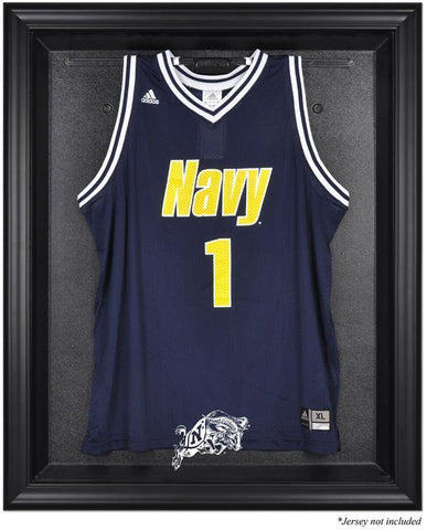 Navy MidshipBlack Framed Logo Jersey Display Case Authentic