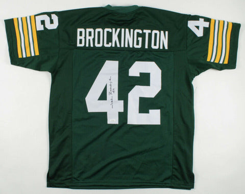John Brockington Signed Green Bay Packers Jersey (JSA COA) Ohio State Buckeye RB