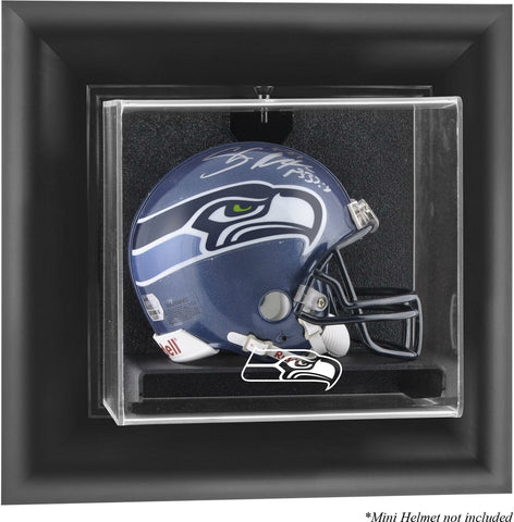 Seattle Seahawks Black Framed Wall-Mountable Mini Helmet Case - Fanatics