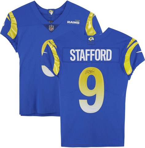 Matthew Stafford Los Angeles Rams Signed Royal Elite Jersey
