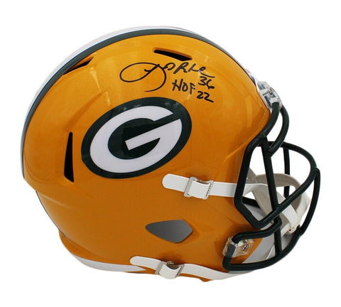LeRoy Butler Signed Green Bay Packers Speed Full Size NFL Helmet With "HOF 2022"