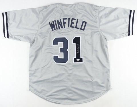 Dave Winfield Signed New York Yankee Jersey (JSA COA) 12xAll Star / 7xGold Glove