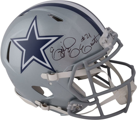 Ezekiel Elliott Dallas Cowboys Signed Riddell Speed Authentic Pro-Line Helmet