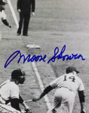 Moose Skowron Signed 8x10 B&W After Hit in World Series Photo - JSA Auth *Blue