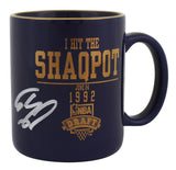 Magic Shaquille O'Neal Signed Shaqpot 1992 NBA Draft Coffee Mug BAS Wit #WP79165