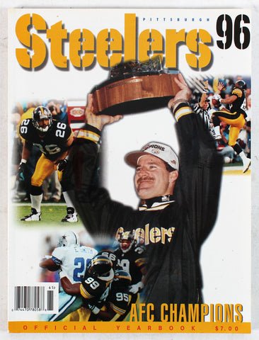 Steelers 1996 Pittsburgh Steelers Yearbook Un-signed #1996STEELERSYRBK