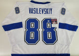 Andrei Vasilevskiy Signed Tampa Bay Lightning Jersey / 4xAll Star Goalie JSA COA