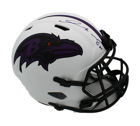 Derrick Mason Signed Baltimore Ravens Speed Full Size Lunar NFL Helmet