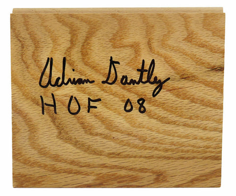 Adrian Dantley (JAZZ) Signed 5x6 Floor Piece w/HOF'08 - (SCHWARTZ SPORTS COA)