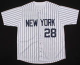 Sparky Lyle Signed Yankees Pinstriped Jersey (JSA COA) AL Cy Young Award (1977)