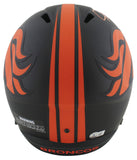 Broncos Javonte Williams Signed Eclipse Full Size Speed Rep Helmet BAS Witnessed