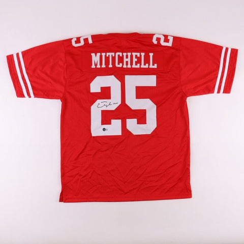 Elijah Mitchell Signed 49ers Jersey (Beckett) San Francisco Running Back