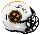 Steelers Chase Claypool Authentic Signed Lunar Speed Mini Helmet BAS Witnessed