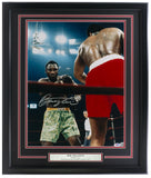 Joe Frazier Signed Framed 16x20 Boxing Photo PSA/DNA