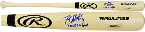 Frank Schwindel Signed Rawlings Pro Blonde Baseball Bat w/Frank The Tank -SS COA