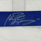 Framed Autographed/Signed Peyton Manning 33x42 Indianapolis White Jersey JSA COA