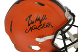 Baker Mayfield & Nick Chubb Browns Signed Authentic Speed Helmet BAS 34673
