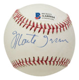 Willie Mays Monte Irvin Dual Signed Giants Baseball BAS LOA AA05924