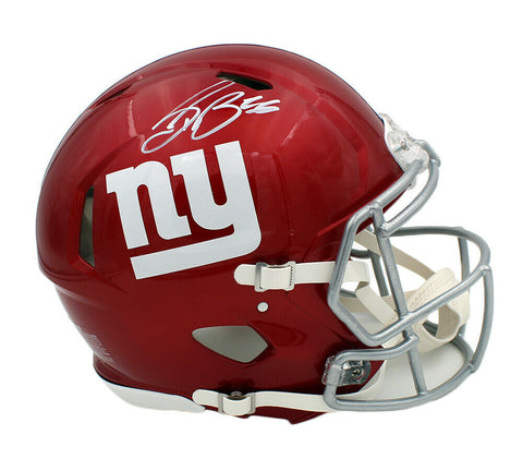 Saquon Barkley Signed New York Giants Speed Authentic Flash NFL Helmet