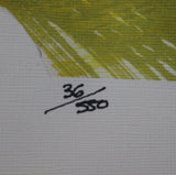 Dan Dierdorf Autographed Arizona Cardinals Hall Of Fame LE 24x36 Print JSA 36633