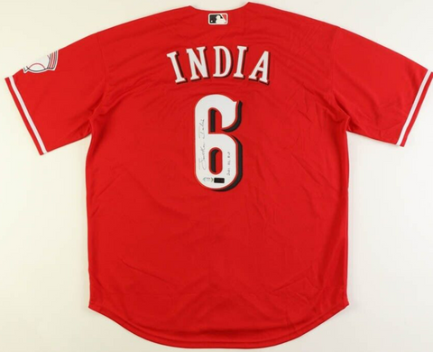 Jonathan India Signed Cincinnati Reds Jersey (PSA COA) 2021 Rookie of the Year