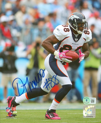 Broncos Demaryius Thomas Authentic Signed 8x10 Photo Autographed BAS #BC70316