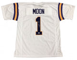 Warren Moon Signed Minnesota Vikings White Jersey (Beckett COA) 9xPro Bowl Q.B.