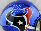 DeAndre Hopkins Autographed Houston Texans F/S Chrome Authentic Helmet - JSA W A
