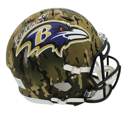 J.K. Dobbins Signed Baltimore Ravens Speed Authentic Camo NFL Helmet