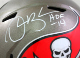 Derrick Brooks Autographed Buccaneers Speed F/S Helmet w HOF- Beckett W Hologram