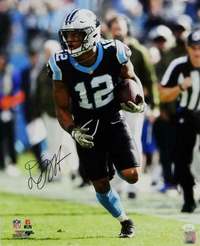 DJ Moore Autographed Carolina Panthers 16x20 Running PF Photo- JSA W Auth *Black