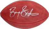 Barry Sanders Detroit Lions Autographed Wilson Duke Full Color Pro Football