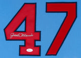 Jack Morris Signed Minnesota Twins 31" x 35" Framed Jersey (JSA COA) 1991 Game 7