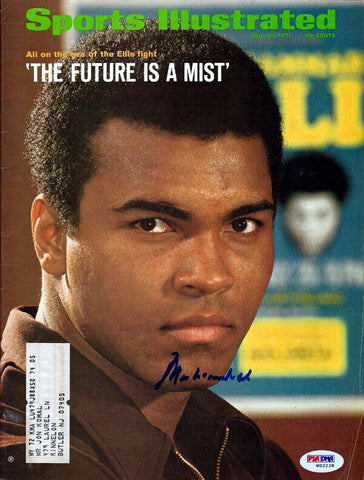 Muhammad Ali Autographed Signed Sports Illustrated Magazine PSA/DNA #W02238
