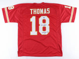 Emmitt Thomas Signed Cheifs Jersey HOF 08 & Super Bowl Champs IV (Tristar Holo)