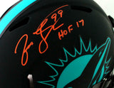 Jason Taylor Signed Miami Dolphins Eclipse Authentic Helmet w/HOF - JSA W Auth