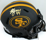 Kyle Juszczyk Signed San Francisco 49ers Eclipse Mini Helmet-Beckett W Holo*Gold
